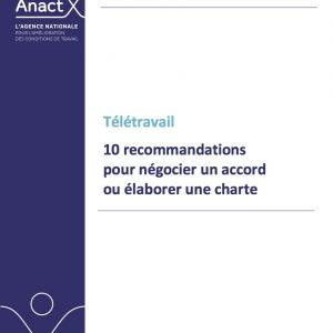 10 recommandations pour négocier un accord ou une charte télétravail